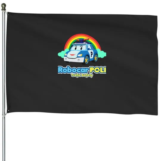 Discover ROBOCAR POLI 2 House Flags