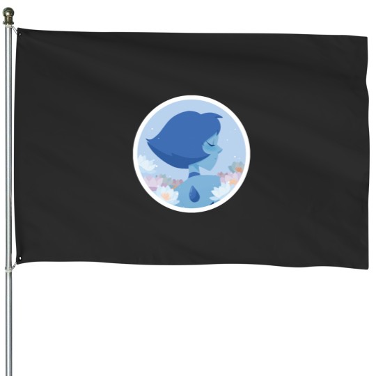 Discover Pastel Lapis Lazuli portrait House Flags