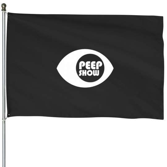 Discover Peep Show Logo Essential House Flags