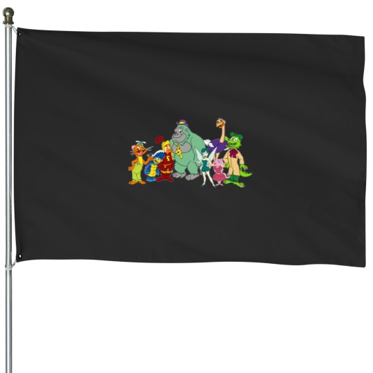 Discover willy_s wonderland House Flags