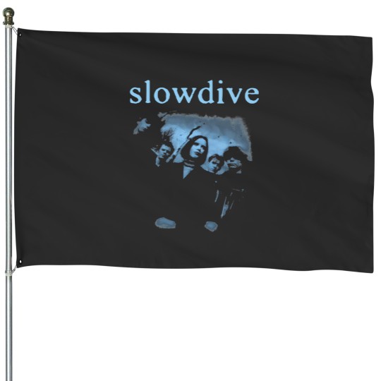 Discover Graphic Slowdive English rock band House Flags
