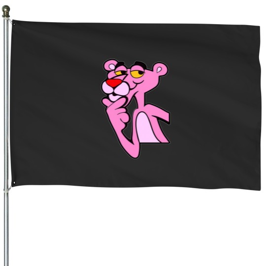 Discover Pink-Panther House Flags