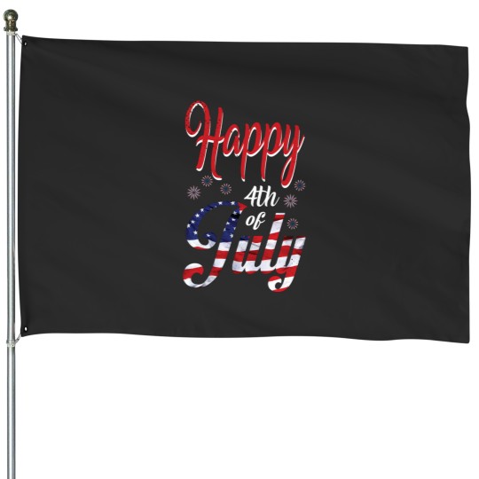 Discover Happy 4th Of July House Flags