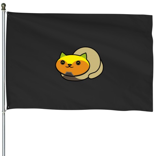 Discover Orisa Kitty Loaf House Flags