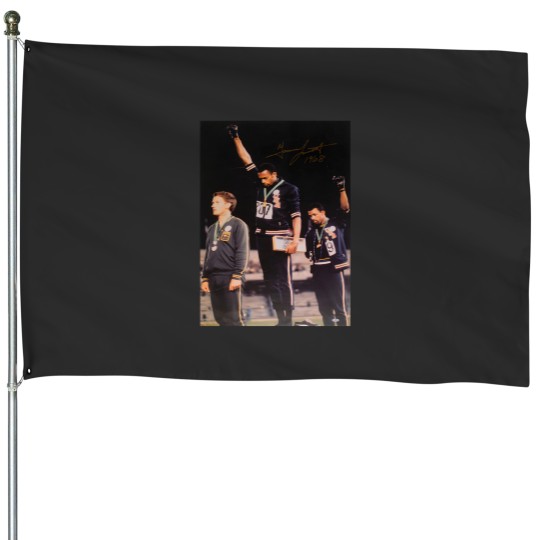 Discover Tommie Smith and John Carlos Essential House Flags