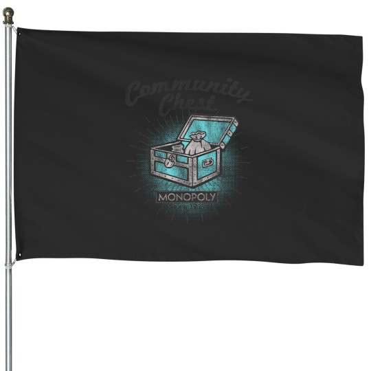 Discover Monopoly Community Chest House Flags
