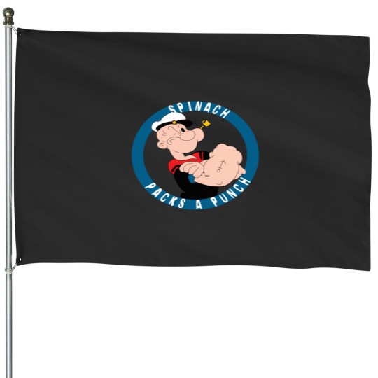 Discover Popeye Spinach House Flags