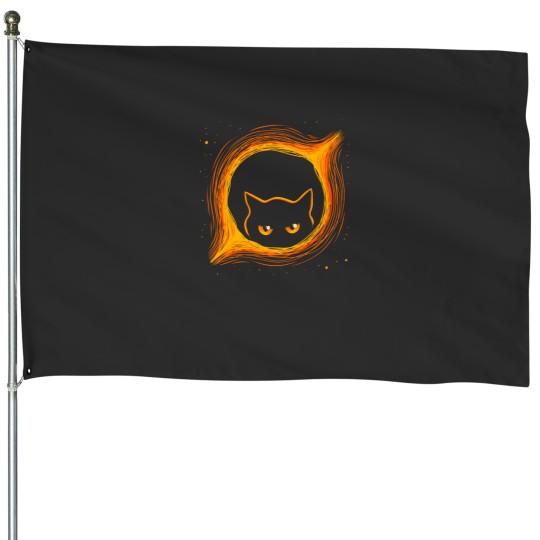 Discover Chaos Origin A Cat Space Design House Flags