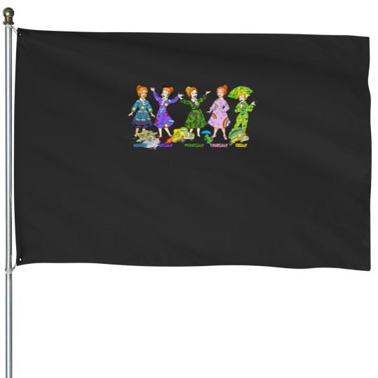 Discover Frizzle School Bus House Flags,The Magic School Bus House Flags