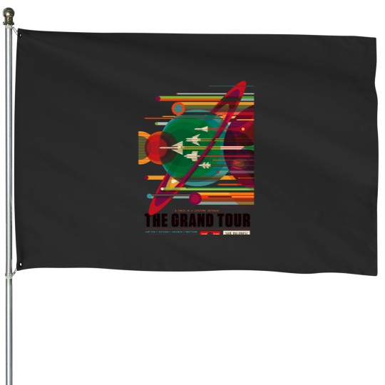 Discover NASA The Grand Tour House Flags