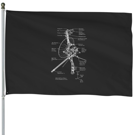 Discover Voyager 1 Schematic House Flags