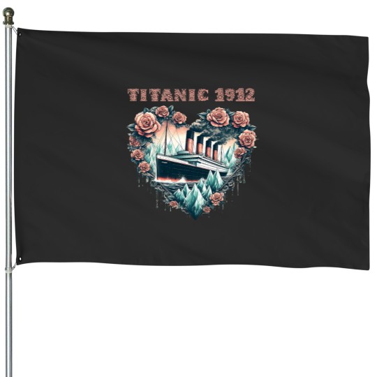 Discover Titanic Remembrance Day Titanic Sinking Kids Women Men House Flags