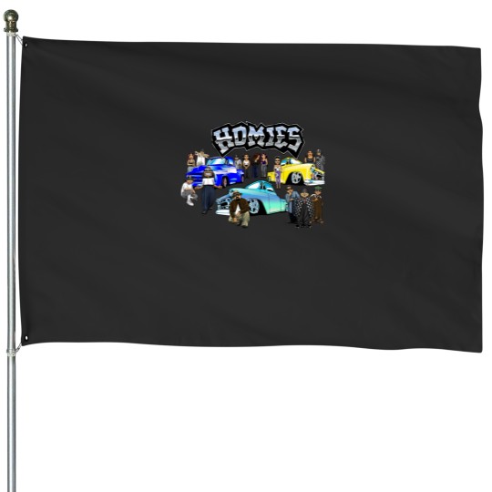 Discover Lil Homies Cholo Lowriders Essential House Flags