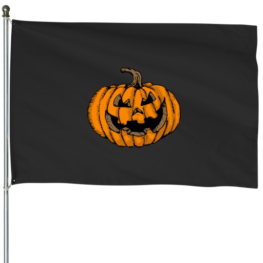 Discover Jack Oh Lantern House Flags