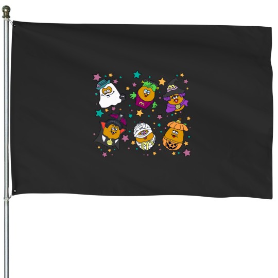 Discover Halloween Chicken Nuggets House Flags