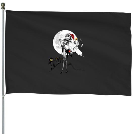 Discover Jack Skellington & Zero House Flags