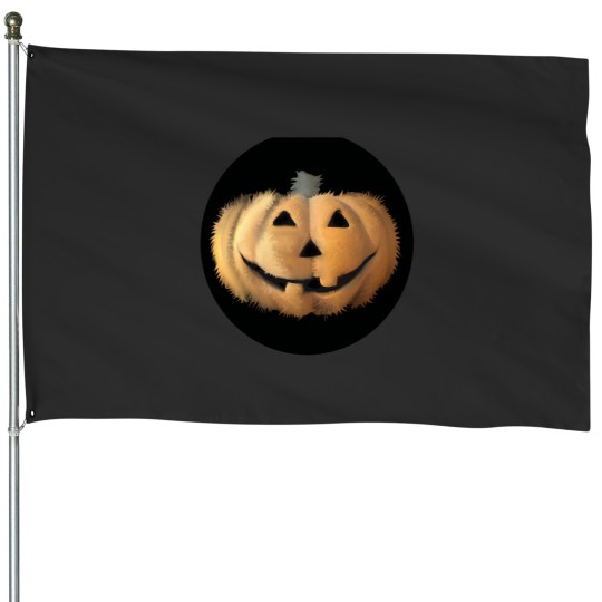 Discover fuzzy pumpkin  halloween pumpkinhairy pumpkin plush pumpkin halloween pumpkin  hairy pumpkin House Flags