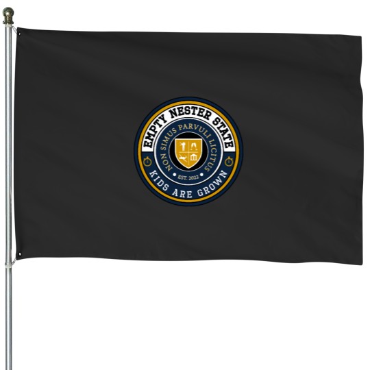 Discover Empty Nester State of Mind House Flag