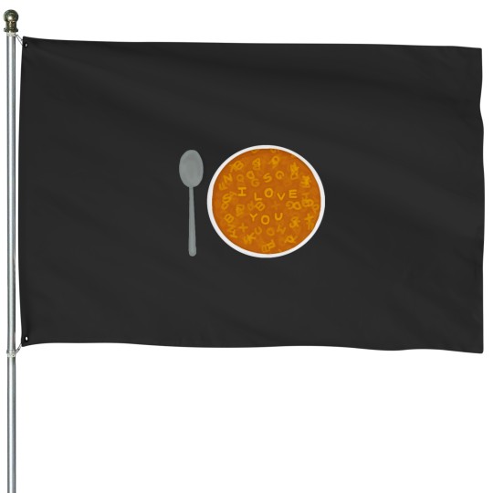 Discover alphabet soup House Flags