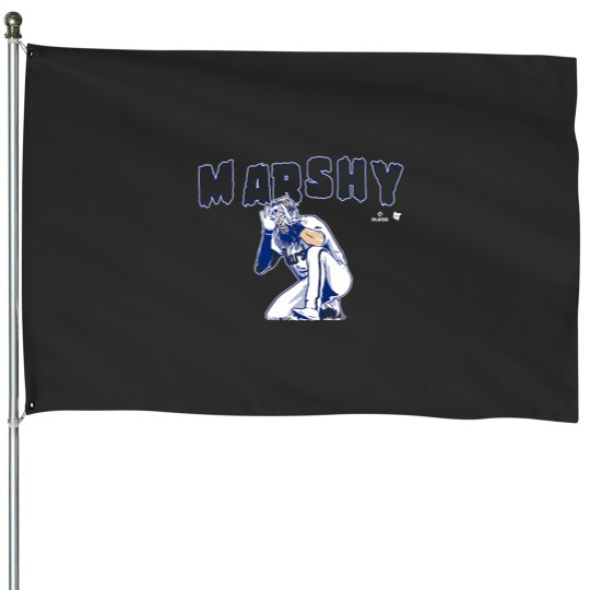 Discover Brandon Marsh Marshy philadelphiass Baseball House Flags