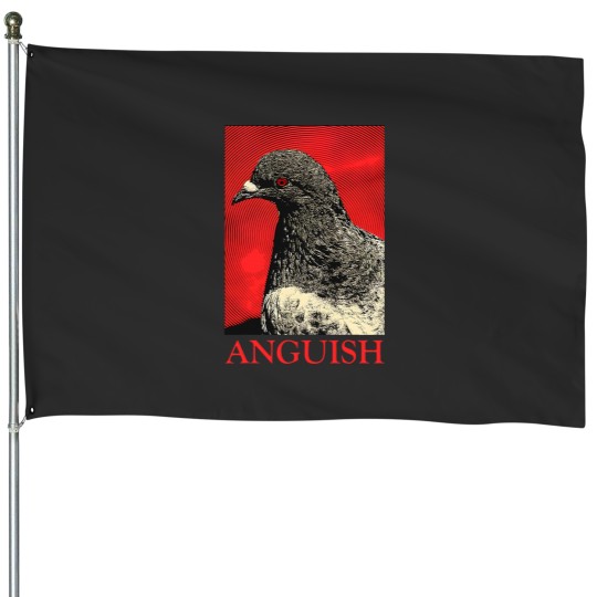 Discover Anguish Pigeon Vintagess House Flags