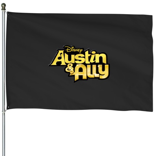 Discover Austin and Ally Logo House Flags