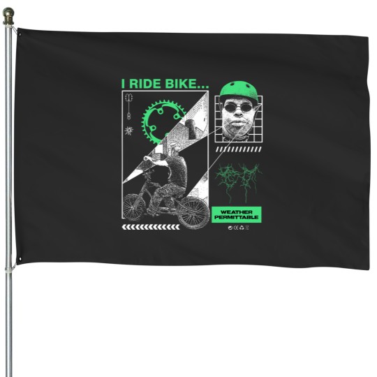 Discover I RIDE BIKE KingCobraJFS House Flags