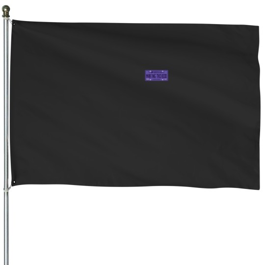Discover making the bed license plate House Flags