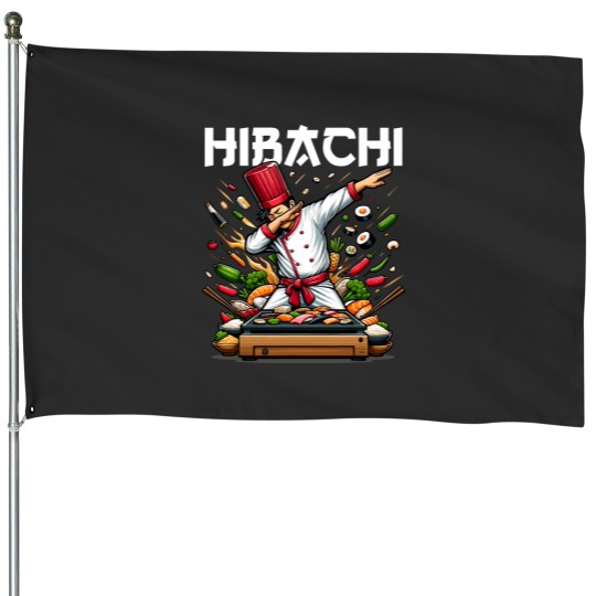 Discover Hibachi Chef Costume Outfit Hibachi Chef House Flags