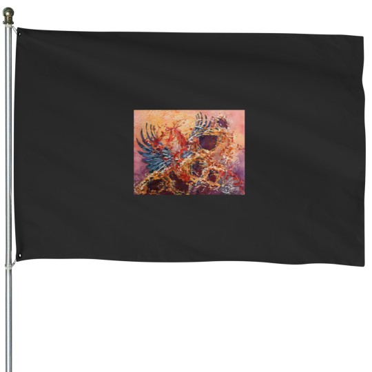 Discover Wings of Home For Fans House Flags