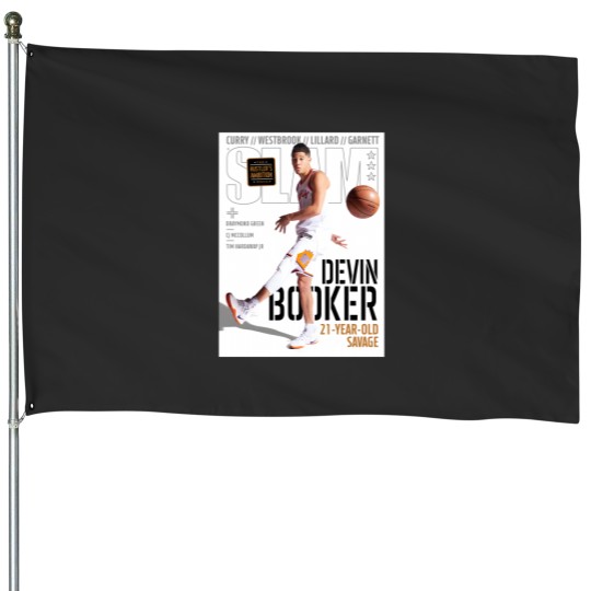 Discover Devin Booker SLAM Poster House Flags, Devin Booker Magazine House Flags