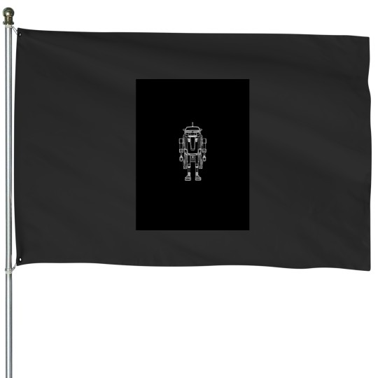 Discover Vintaged Toy GoBots Robot Graphic House Flags