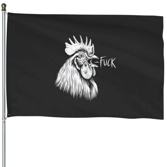 Discover Chicken Rooster Saying Fuckss Funny Tank Top House Flags
