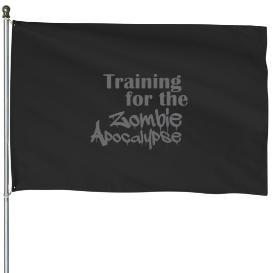 Discover Training for the Zombie Apocalypse Running Exercise House Flags