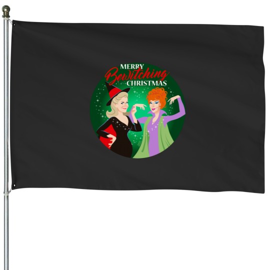 Discover Bewitching Christmas House Flags