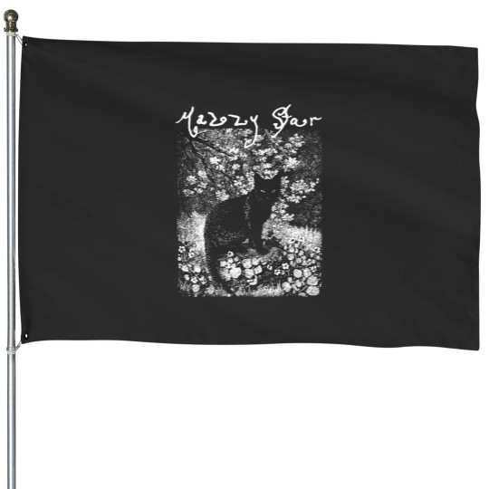 Discover Mazzy Cat Lionel Lindsay Witch Black Feline House Flags