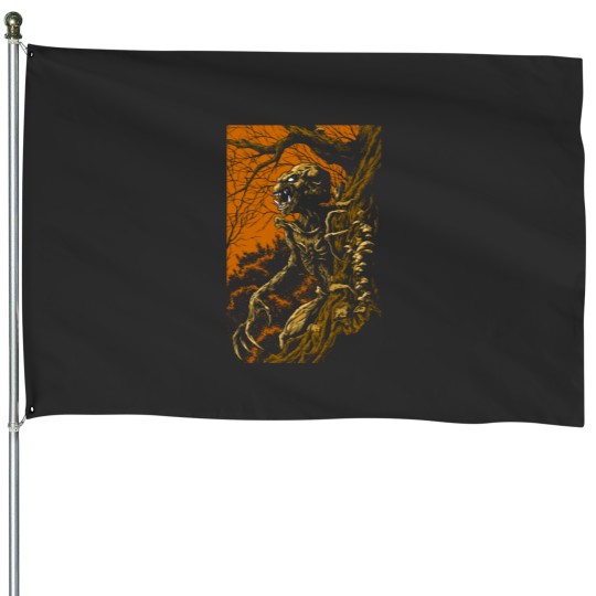 Discover Pumpkinhead 3 Classic House Flags
