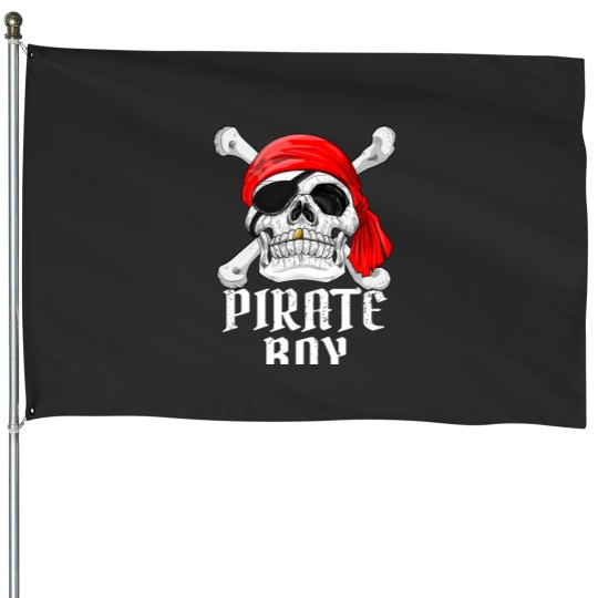Discover Kids Pirate Costume Boy Theme Party Halloween House Flags