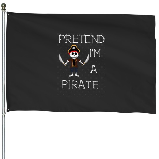 Discover Pretend I'm a Pirate House Flags