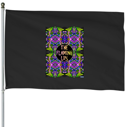 Discover The Flaming Lips - psychedelics patterns 3 House Flags