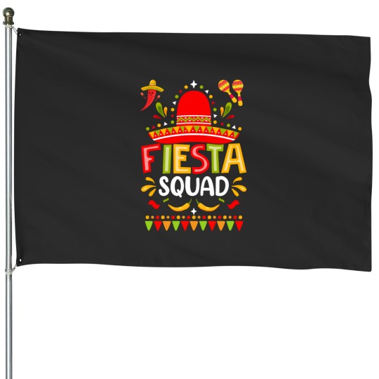 Discover Fiesta squads - Cinco de Mayo celebrating House Flags