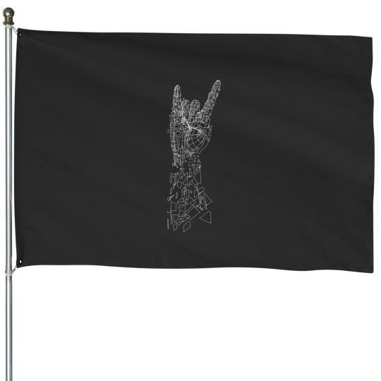 Discover metals House Flags