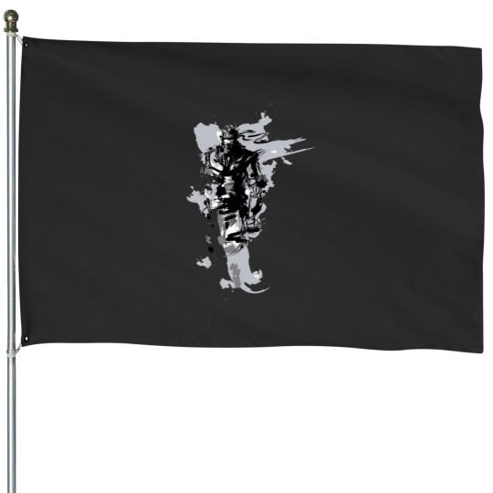 Discover Solid Snake Fan Design House Flags