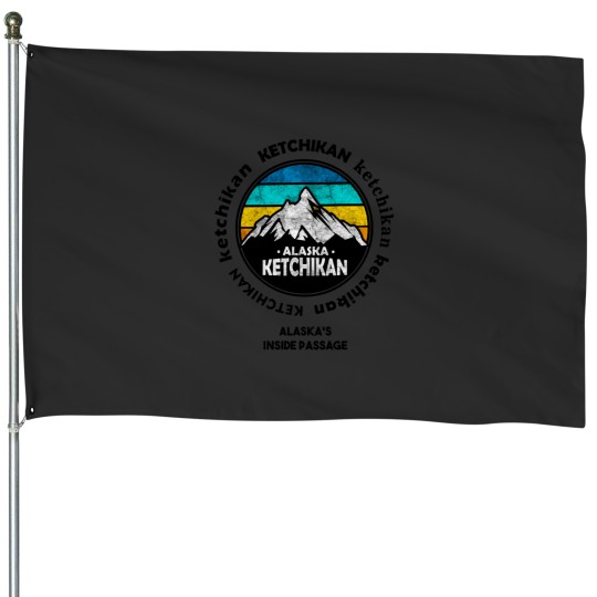 Discover KETCHIKAN, Alaska Active(1) House Flags