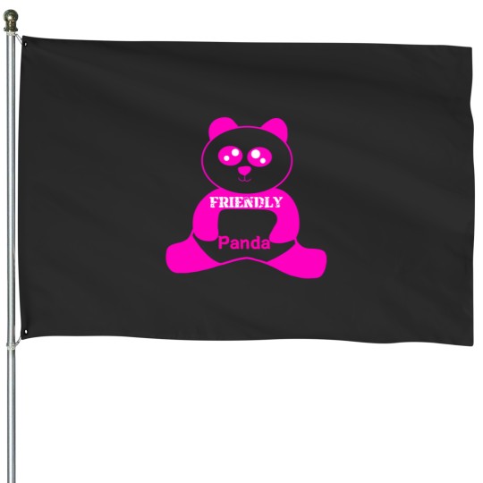 Discover Cute Animal , Baby Panda House Flags