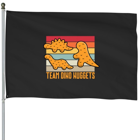 Discover Dinosaur Chicken Nugget Plush Dino Chicken Nugget Lover House Flags
