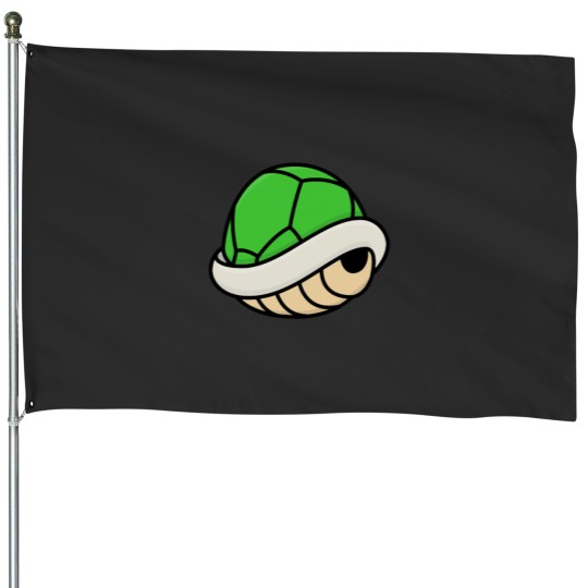 Discover Green Shell House Flags