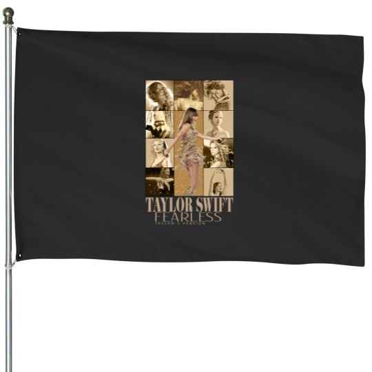 Discover Vintage 90s Style Taylor Fearless House Flag