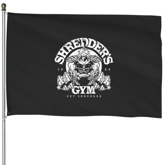 Discover Shredder's Gym House Flags