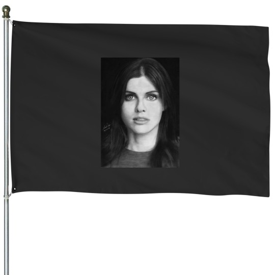 Discover Alexandra Daddario House Flags